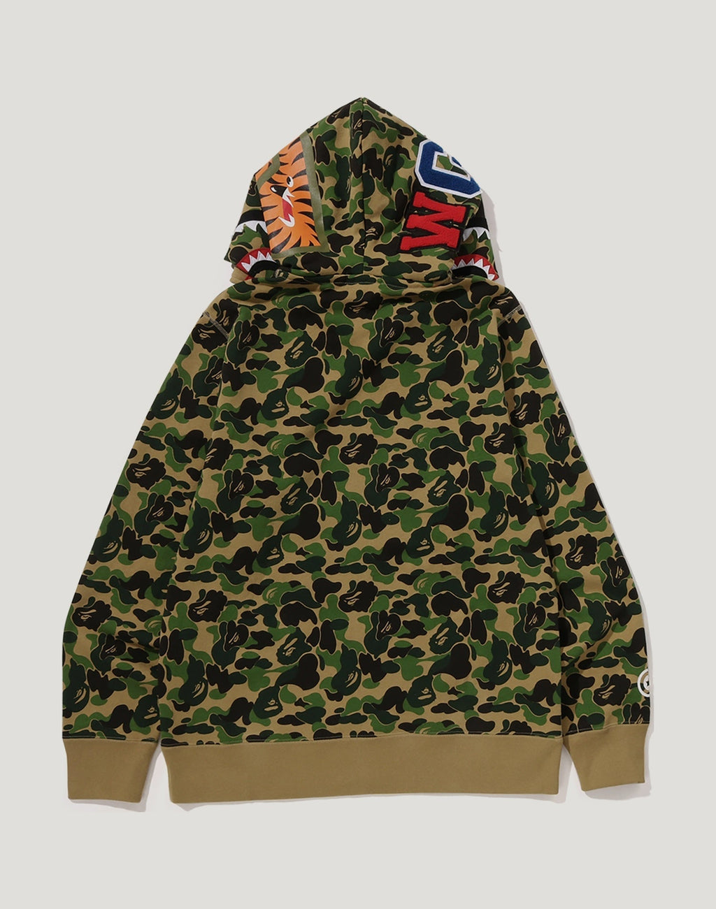 ABC CAMO DOUBLE SHARK FULL ZIP HOODIE MENS