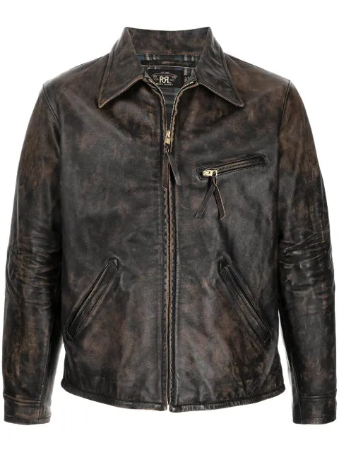 Ralph Lauren RRL zipped leather jacket