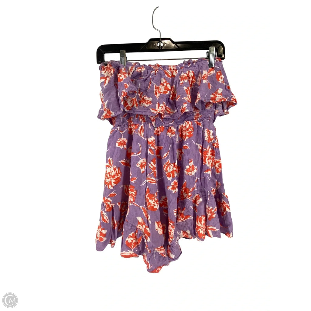 Romper By Lush In Purple, Size: M