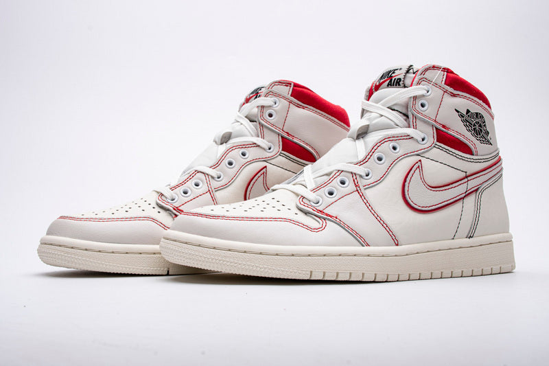Air Jordan 1 Retro High Phantom Gym Red Reps Sneaker 555088-160