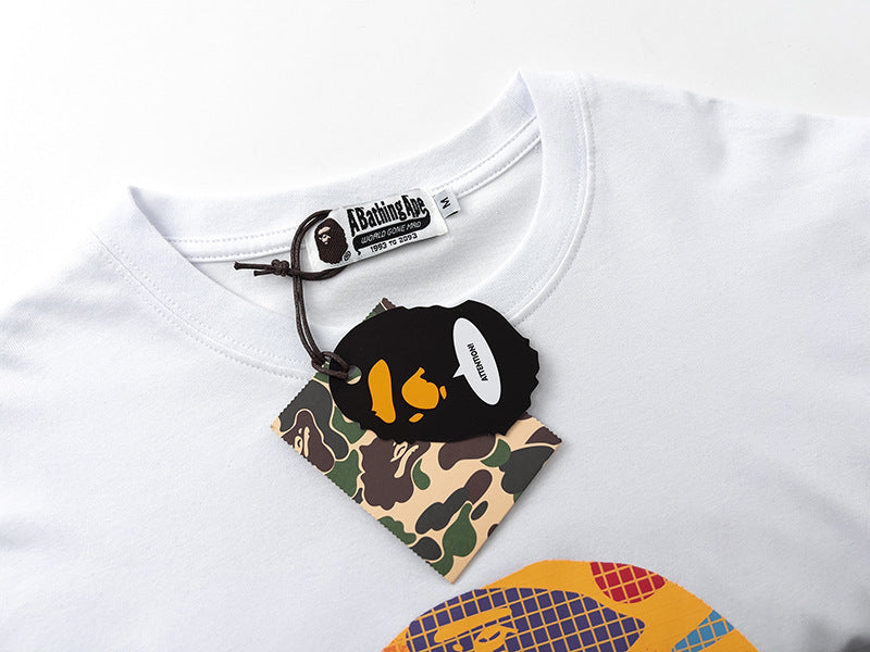 BAPE Mosaic Big Ape Head Men's T-Shirt - White