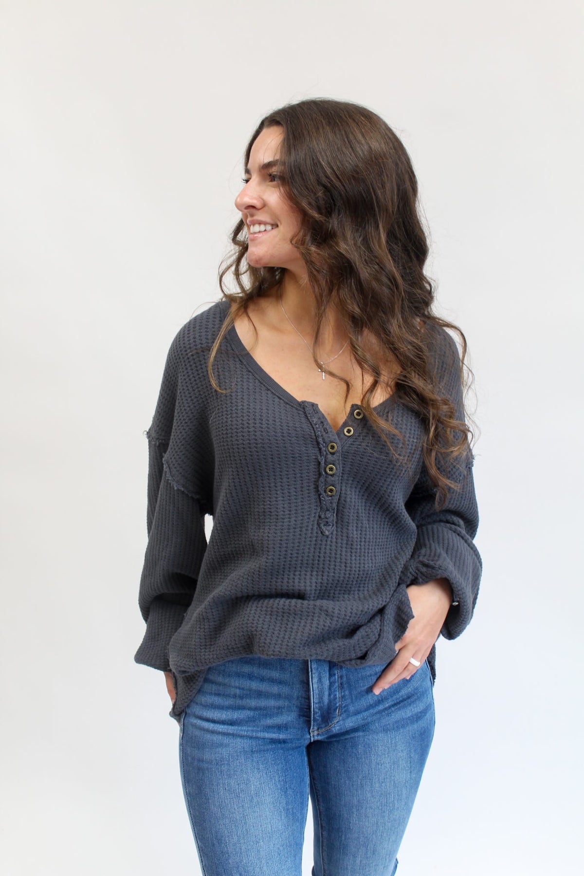 Montreal Oversized Thermal Henley