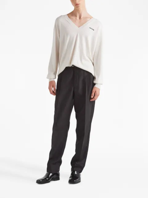 Prada V-neck cashmere jumper