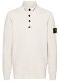 Stone Island Compass-badge wool blend jumper