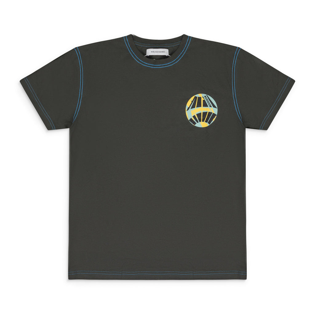 BROWN MUD TULCEA GRAPHIC T-SHIRT