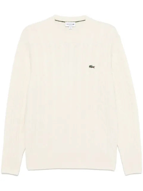 Lacoste cable-knit sweater
