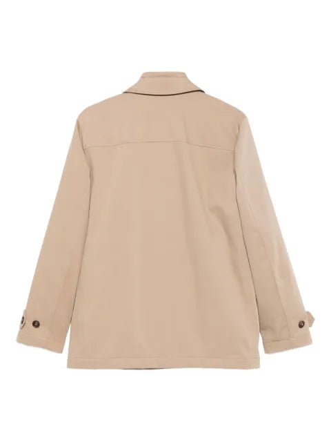 Fay double-layer welt-pocket jacket