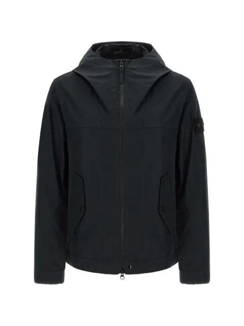 Stone Island 4100037 all-weather cotton canvas S.I. Ghost windproof and breathable hooded jacket
