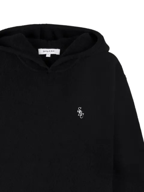 Sporty & Rich SRC embroidered hoodie