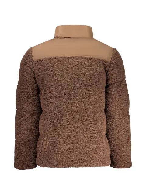 RIFLE fleece panelled padded jacket