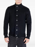GIANNI LUPO button-up high-neck sweater