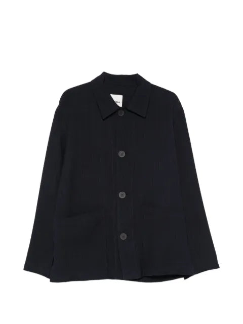 SANDRO buttoned wool worker jacket