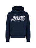 DSQUARED2 take the risk relax fit hoodie