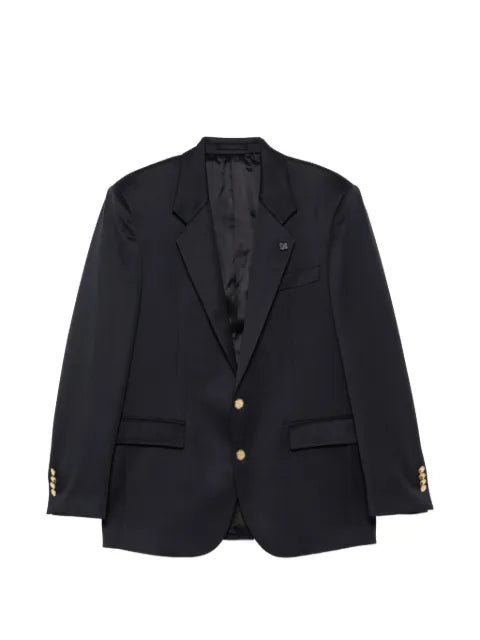 Lardini peak-lapels button-up jacket