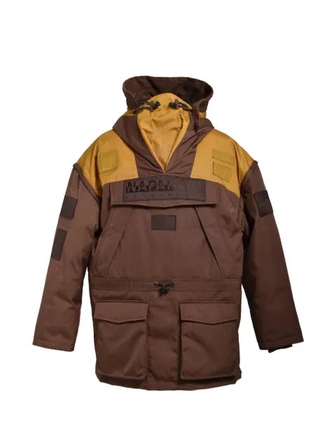 Napa By Martine Rose  Skidoo patchwork down jacket