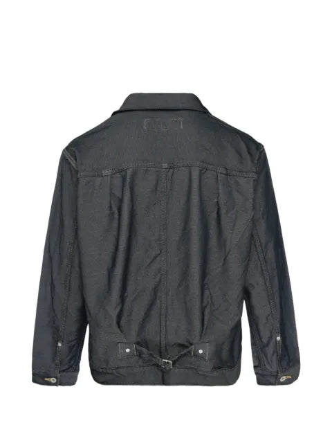 Comme des Garçons Homme pleated cinch-back denim jacket