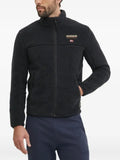 Napapijri Tynik logo-patch sherpa-fleece hoddie