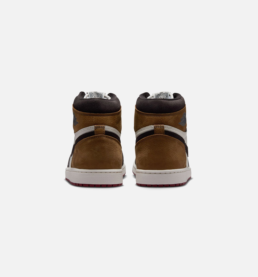 Air Jordan 1 Retro High OG Love Letter Men's Shoes - Shadow Brown/Team Red/Light British Tan