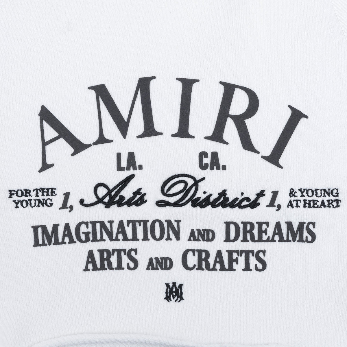 White Amiri Arts District Sweatshorts