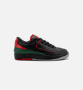 Air Jordan 2 Retro Low Christmas Grade School Lifestyle Shoe – Black / Fire Red / Cement Grey