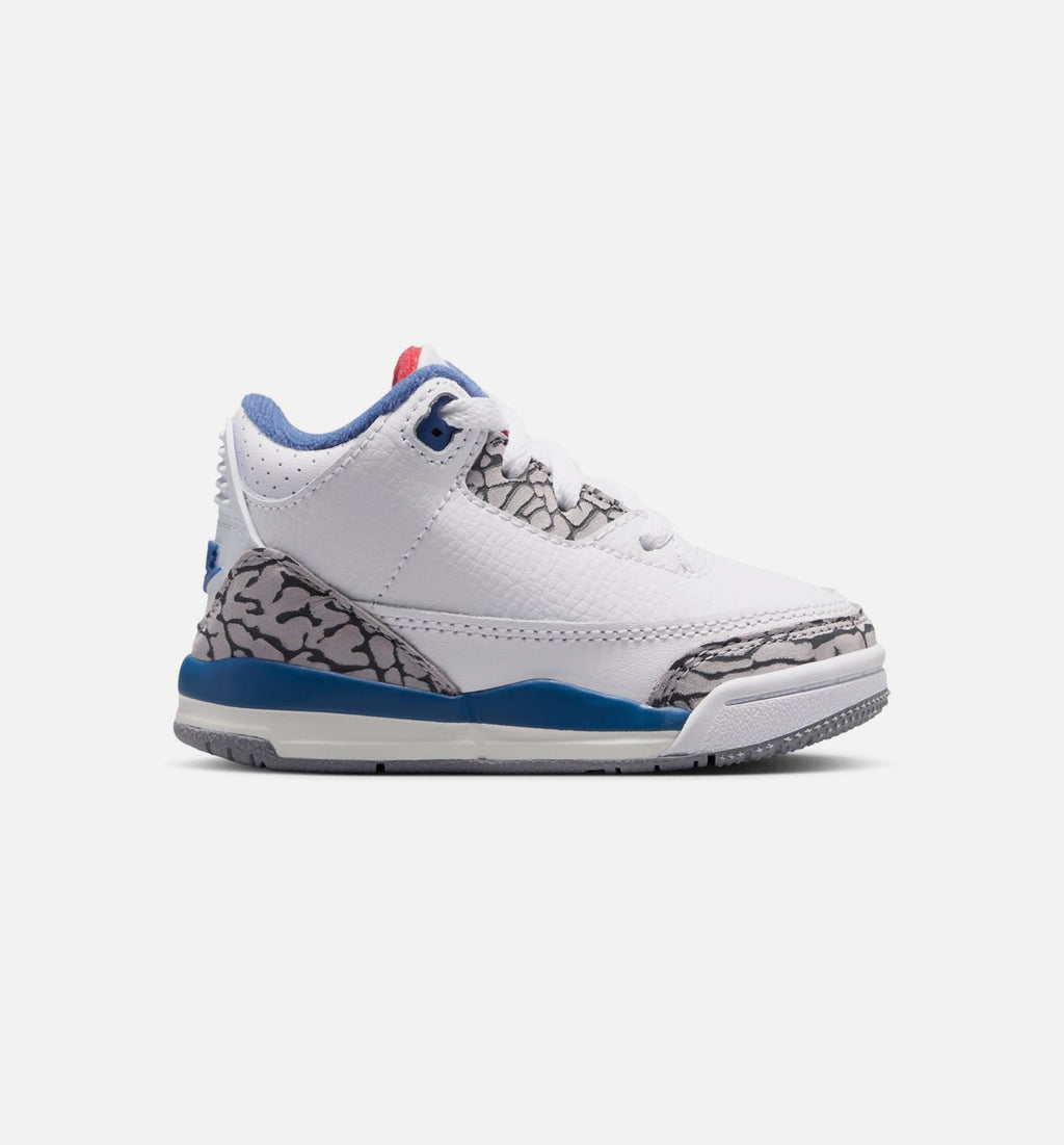 Air Jordan 3 Retro OG True Blue Infant/Toddler Lifestyle Shoe