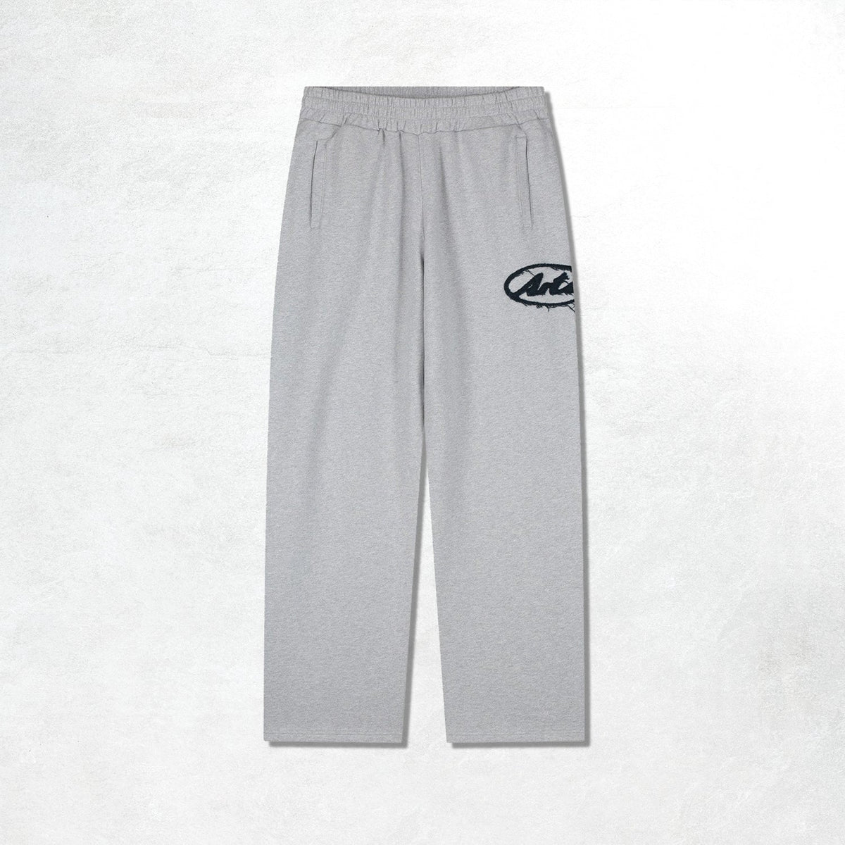 Arte Circle Patch Logo Sweatpants: Grey
