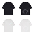 Chrome Heart T Shirts Chrome Hearts Sanskrit Horseshoe Pattern Short Sleeve T-Shirt