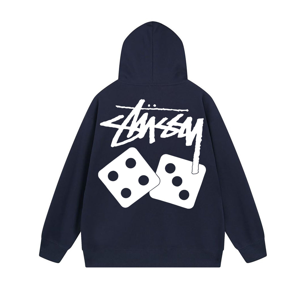 Stussy Hoodie Zip Cardigan Hooded Sweater