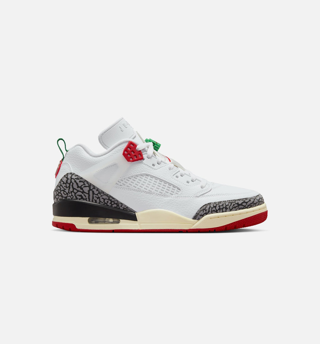 Spizike Low Men's Sneakers - White / Black / Sail / Varsity Red
