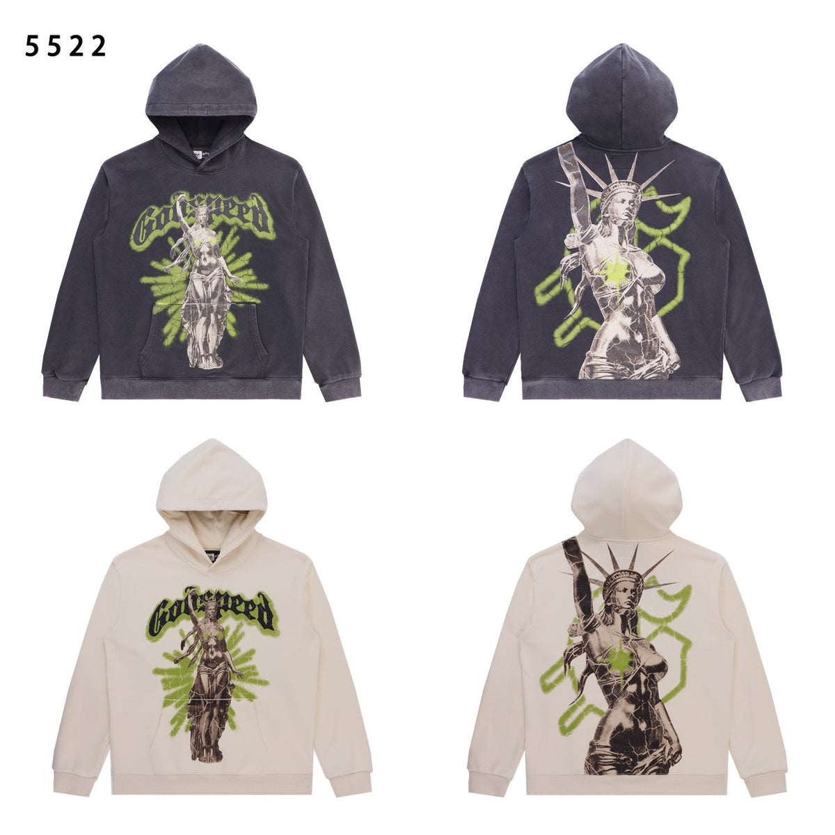 Godspeed Washed Graphic Hoodie