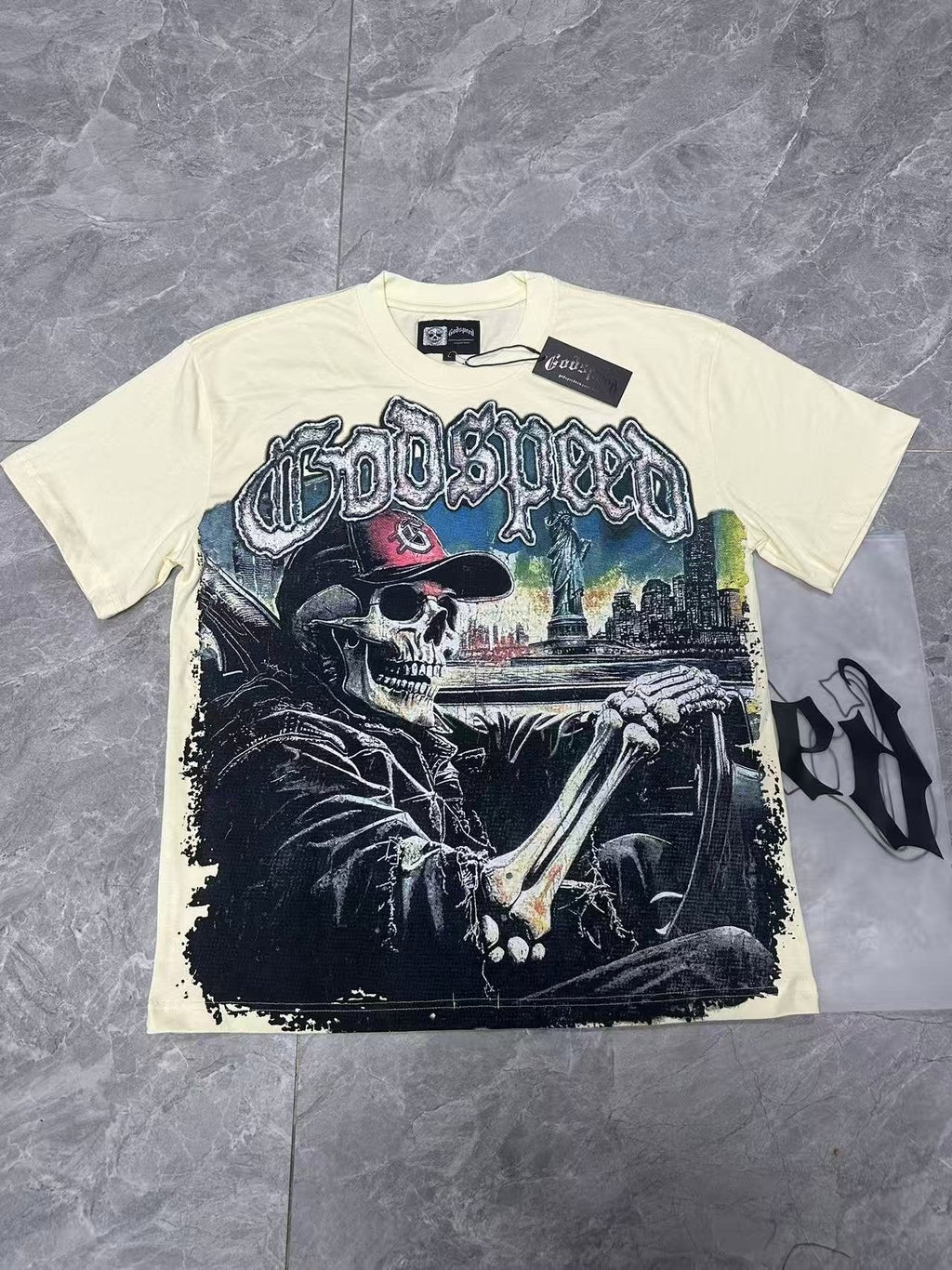 Godspeed Skull City Back Graphic T-Shirt