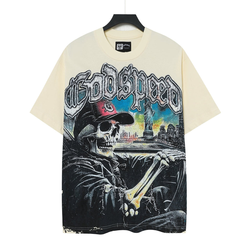Godspeed Skull City Back Graphic T-Shirt