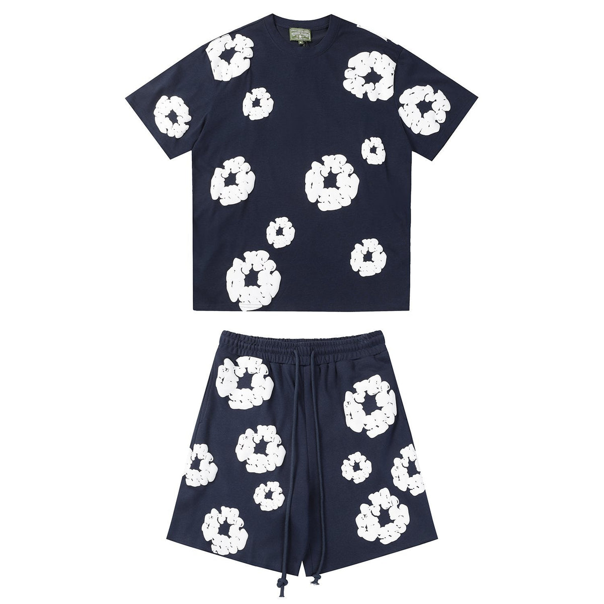DENIM TEARS Cotton Wreath Graphic Short-Sleeve Set