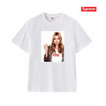 Supreme Kate Moss Portrait Graphic T-Shirt