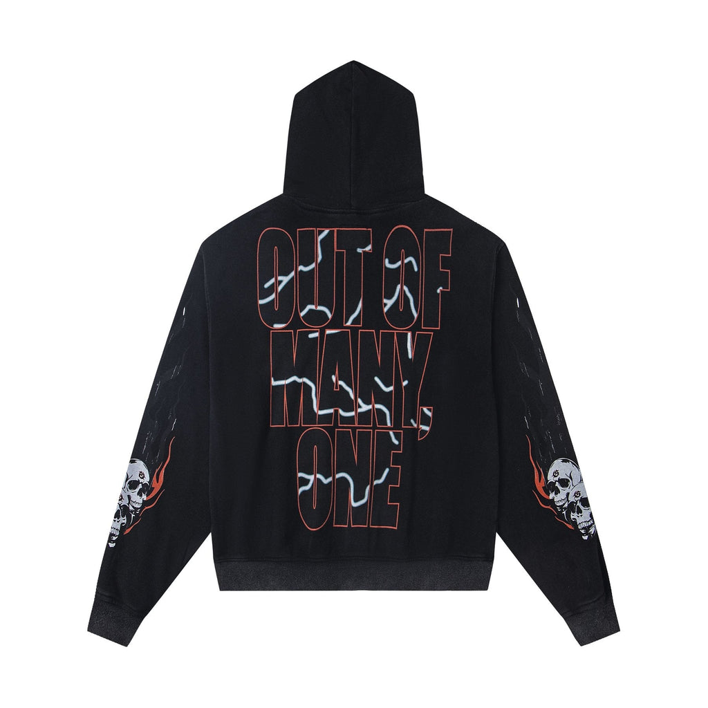 Godspeed Out of Many One Car Graphic Hoodie