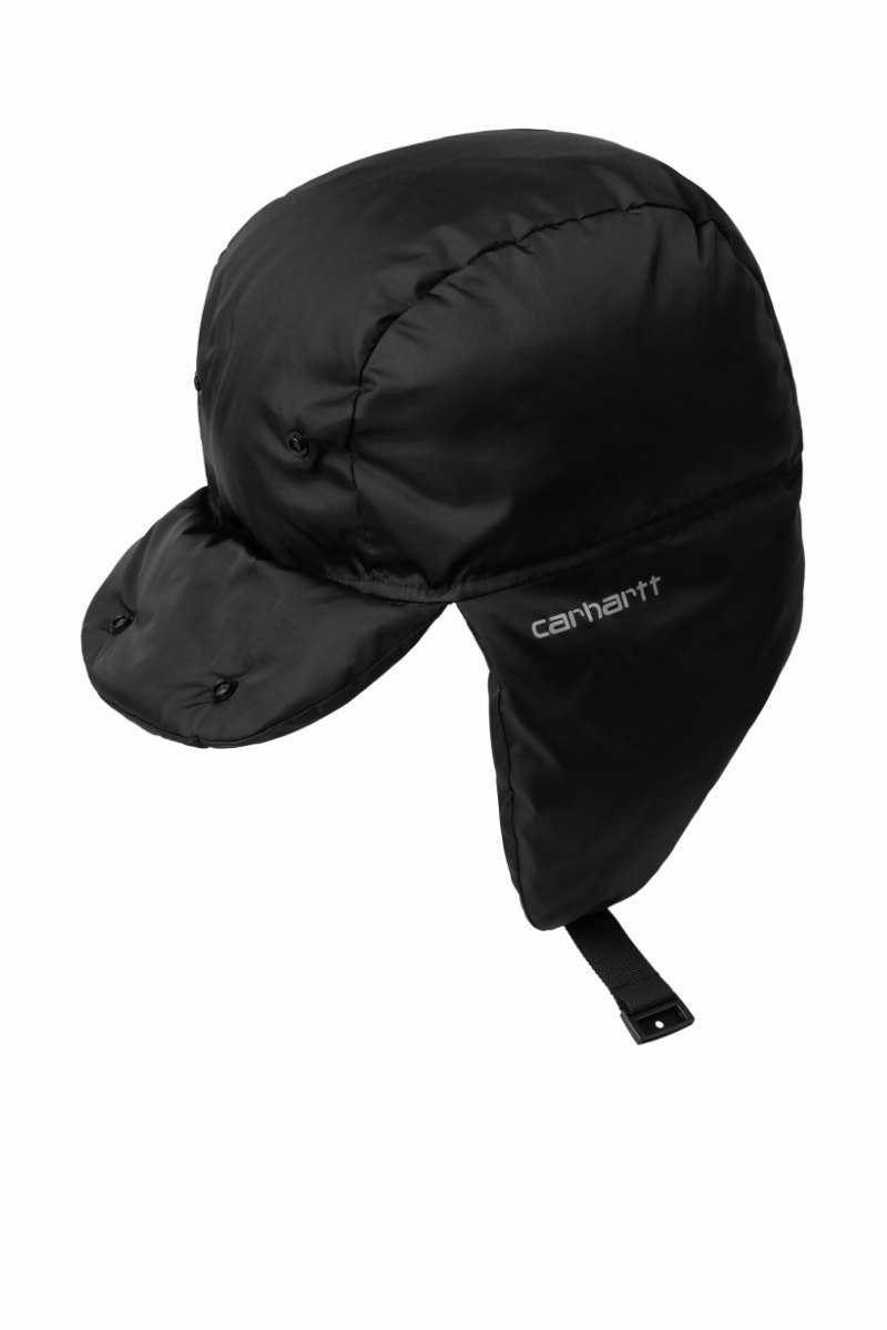 CARHARTT WIP ARDON EAR GUARD CAP Black / Shady Grey