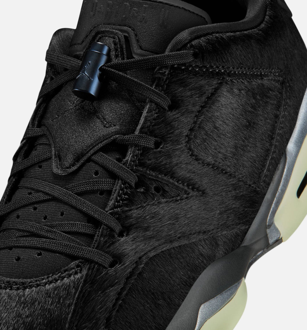 Air Jordan 6 Retro Low "Blackout" Women's Shoe – Black/Black