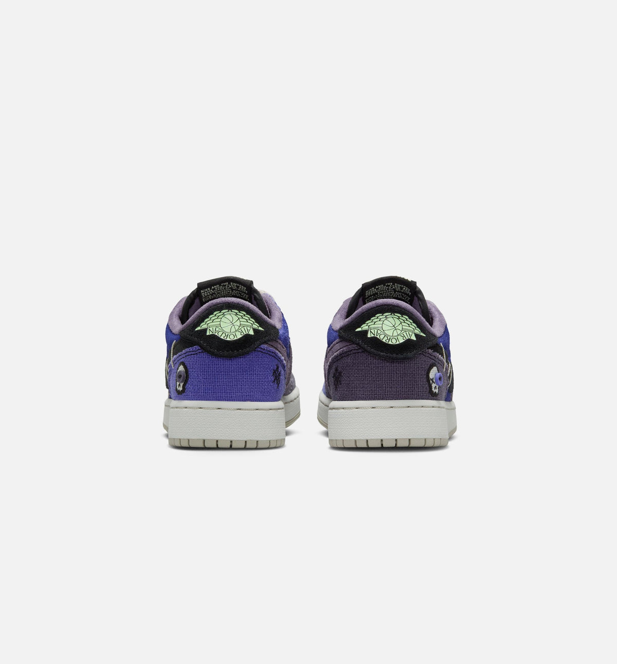 Air Jordan 1 Low OG Grade School Lifestyle Shoe - Regency Purple/Dark Raisin/Vapor Green