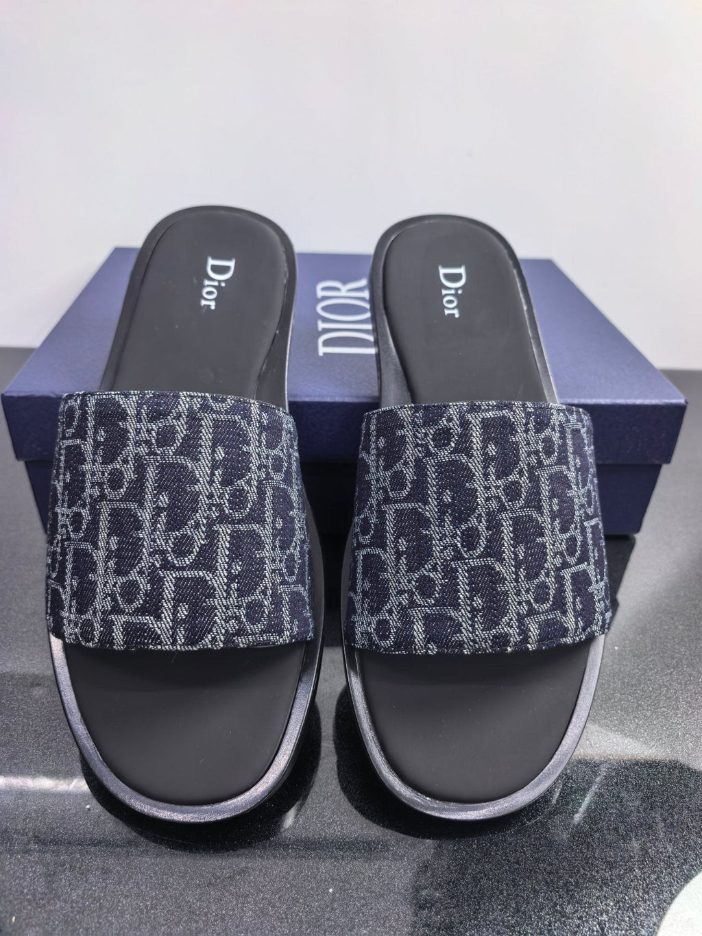 Dior Monogram Slide Sandals