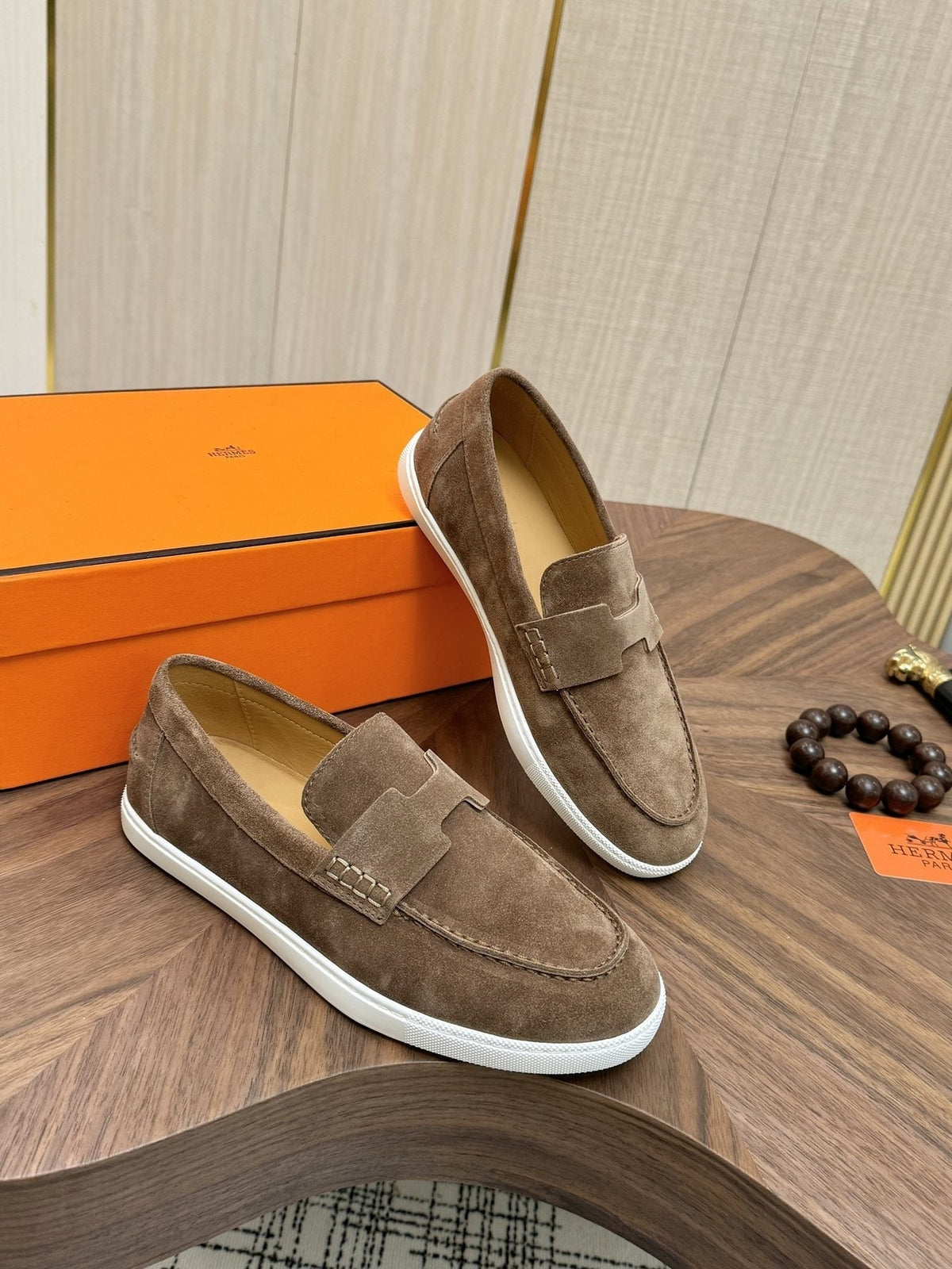 Hermès H-Detail Slip-On Sneakers