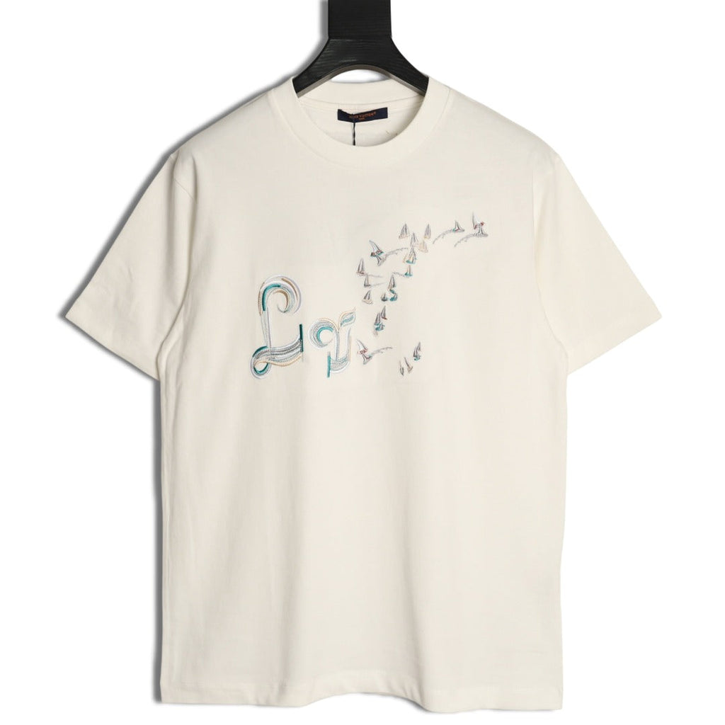 Louis Vuitton Bird Motif Graphic T-Shirt - Off-White