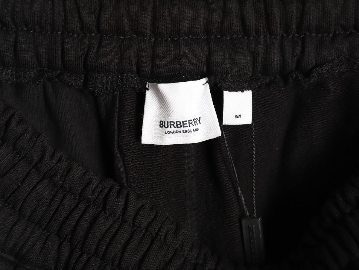 Burberry Check-Side Shorts - Black